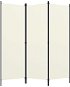 Shumee 3dílný krémově bílý 150×180 cm, 320715 - Paraván