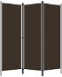 Shumee 3-dielny hnedý 150 × 180 cm, 320716 - Paraván