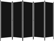 Shumee 5dílný černý 250×180 cm, 320726 - Room Divider