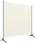 Shumee 1-dielny krémovo-biely 175 × 180 cm, 320735 - Paraván