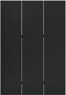 Shumee 3dílný černý 120×180 cm ocel, 335895 - Paraván