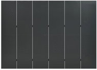 Shumee 6dílný antracitový 240×180 cm ocel, 335906 - Paraván
