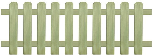 Slat fence impregnated pine 170 × 60 cm 6/9 cm - Wooden Fence - Main image