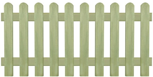 Slat fence impregnated pine 170 × 80 cm 6/9 cm - Wooden Fence - Main image