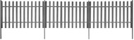 Laťkový plot se sloupky 3 ks WPC 600 × 60 cm - Plot