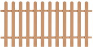 Laťkový plot WPC 200 × 100 cm - Plot