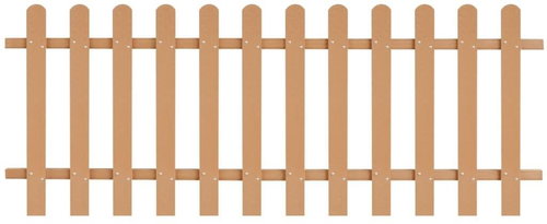 Laťkový plot WPC 200 × 80 cm - Plot - Main image