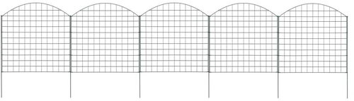 Obloukový plot k jezírku 77,5 × 78,5 cm zelený - Plot - Hlavný obrázok