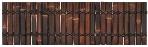 Garden fence bamboo 170 × 50 cm dark brown - Wooden Fence - Main image