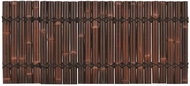 Garden fence bamboo 170 × 75 cm dark brown - Wooden Fence