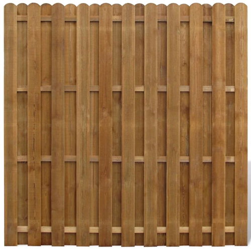 Protipohledový plotový dílec borovice 180 × 180 cm - Plot - Main image