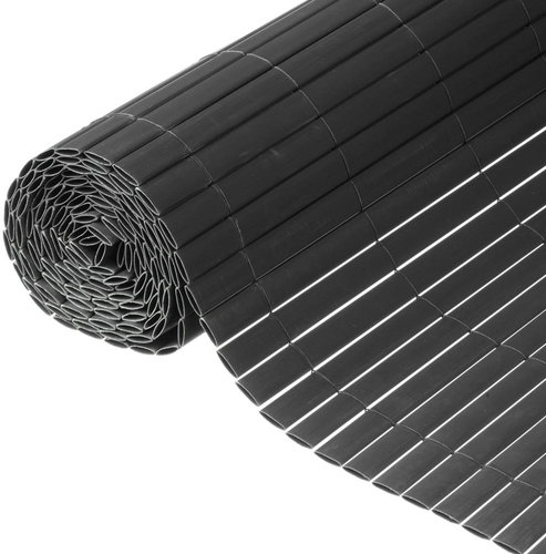 Nature Oboustranná zahradní clona PVC 1 × 3 m antracitová - Plot - Main image
