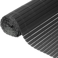 Nature Oboustranná zahradní clona PVC 1,5 × 3 m antracitová - Plot