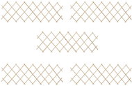 Trellis fences 5 pcs fir wood 180 × 60 cm - Wooden Fence