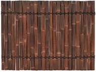Zahradní plot bambusový dílec 170 × 125 cm tmavě hnědý - Plot
