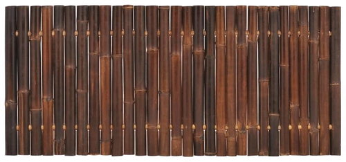 Zahradní plotový dílec bambus 170 × 75 cm tmavě hnědý - Plot - Main image