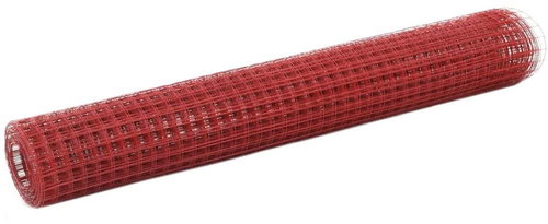 Pletivo ke kurníku ocel PVC vrstva 25 × 1 m červené - Plot - Main image