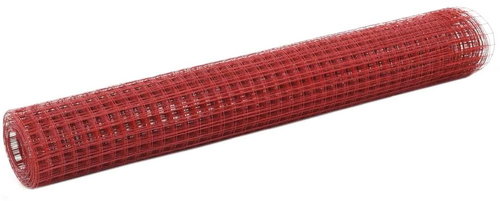 Pletivo ke kurníku ocel PVC vrstva 25 × 1 m červené - Plot - Main image