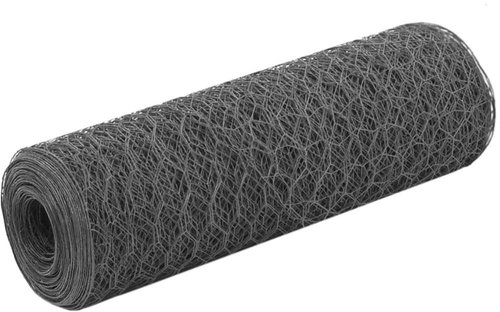 Pletivo ke kurníku ocel PVC vrstva 25 × 0,5 m šedé - Plot - Main image