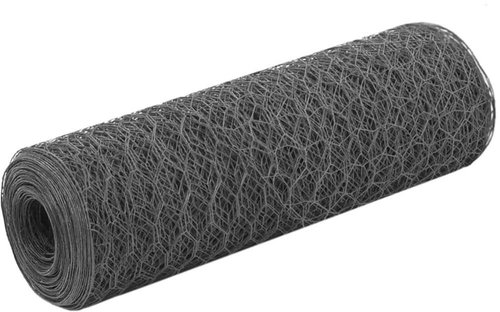 Pletivo ke kurníku ocel PVC vrstva 25 × 0,5 m šedé - Plot - Main image