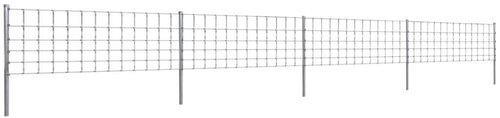 Lesnický plot se sloupky pozinkované železo 50 m 80/6/30 - Plot - Main image