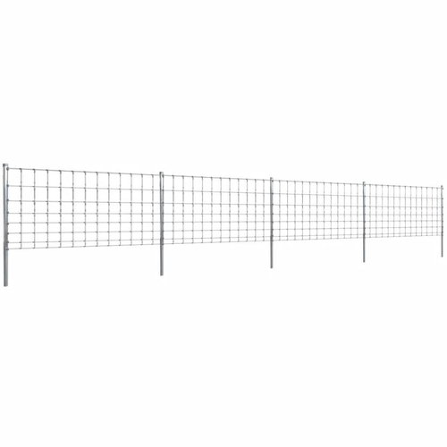 Lesnický plot se sloupky pozinkované železo 50 m 100/8/30 - Plot - Main image