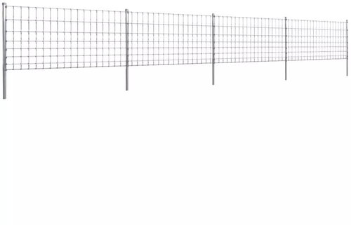 Lesnický plot se sloupky pozinkované železo 50 m 100/8/15 - Plot - Main image