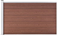 Zahradní plot dřevoplast 180 × 105 cm hnědý - Plot
