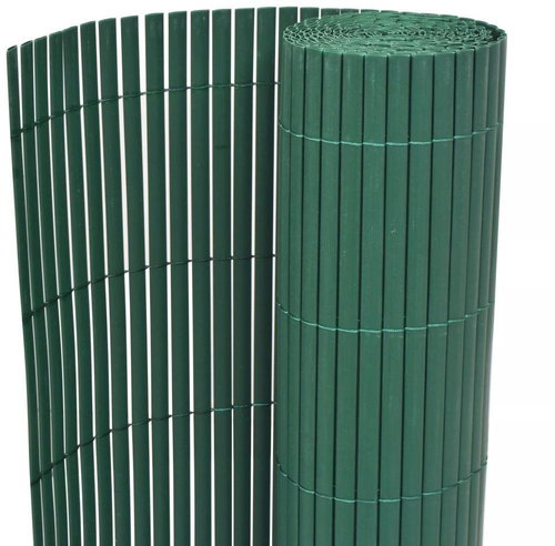 SHUMEE Double-sided PVC garden fence 90 × 300 cm green - Decorative Wire Mesh - Main image