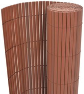 Oboustranný zahradní plot PVC 195 × 500 cm hnědý - Plot