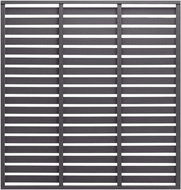 Plotový dílec WPC 170 × 180 cm šedý - Plotové dílce