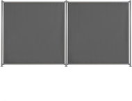 Plotové dílce 2 ks antracitové 360 × 180 cm látkové - Plotové dílce