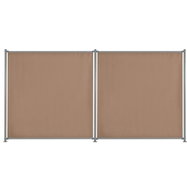 Plotové dílce 2 ks barva taupe 360 × 180 cm látkové - Plotové dílce