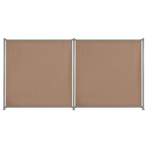 Plotové dílce 2 ks barva taupe 360 × 180 cm látkové - Plotové dílce - Main image
