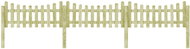 Garden fence with 4 posts impregnated pine 510 × 60 cm - Wooden Fence