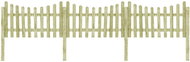 Garden fence with 4 posts impregnated pine 510 × 100 cm - Wooden Fence