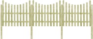 Garden fence with 4 posts impregnated pine 510 × 150 cm - Wooden Fence