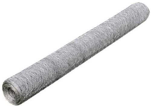 Pletivo pozinkovaná ocel šestiúhelník 1 × 25 m stříbrné - Plot - Main image