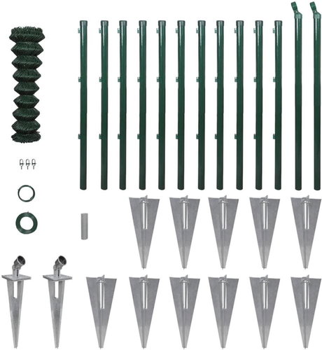Drátěné pletivo se sloupky a kolíky ocel 0,8 × 25 m - Plot - Main image