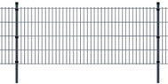 2D Zahradní plotové dílce a sloupky 2008x830 mm 12 m šedé - Plot