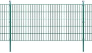 2D Zahradní plotové dílce a sloupky 2008x1030 mm 28 m zelené - Plot