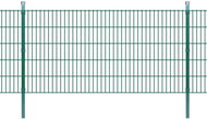 2D Zahradní plotové dílce a sloupky 2008x1030 mm 40 m zelené - Plot