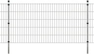 2D Zahradní plotové dílce a sloupky 2008x1030 mm 6 m stříbrné - Plot