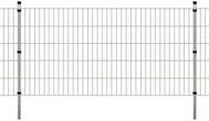 2D Zahradní plotové dílce a sloupky 2008x1030 mm 46 m stříbrné - Plot