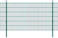 2D Zahradní plotové dílce a sloupky 2008x1230 mm 12 m zelené - Plot