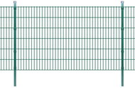2D zahradní plotové dílce a sloupky 2008x1230 mm, 40 m, zelené - Plot