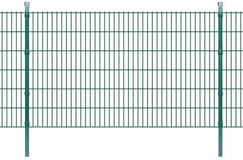 2D Zahradní plotové dílce a sloupky 2008x1230 mm 42 m zelené - Plot - Main image