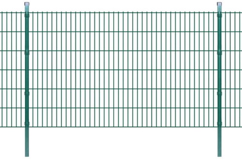 2D Zahradní plotové dílce a sloupky 2008x1230 mm 44 m zelené - Plot - Main image