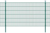2D zahradní plotové dílce a sloupky 2008x1230 mm, 50 m, zelené - Plot