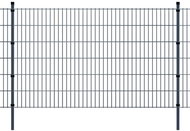 2D Zahradní plotové dílce a sloupky 2008x1230 mm 30 m šedé - Plot